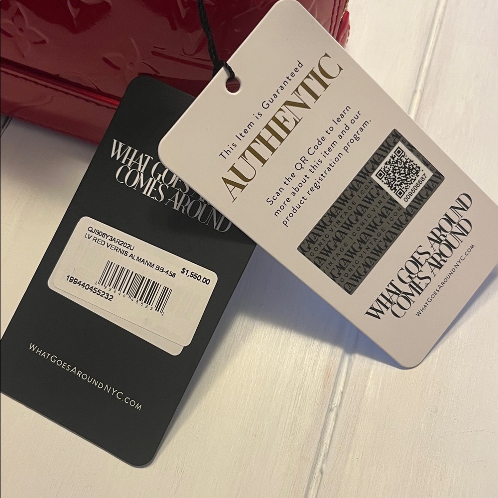 Louis Vuitton/RED Patent leather purse/AUTHENTIC CERTIFIED/make me an offer … - Picture 3 of 7